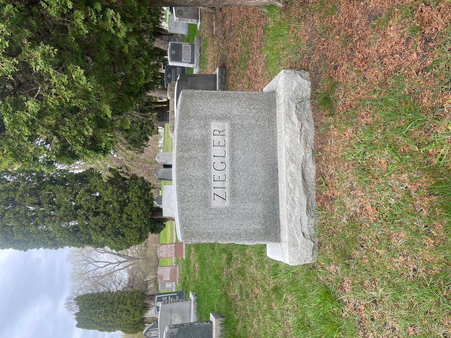 Rosa Ziegler's grave. Photo 1