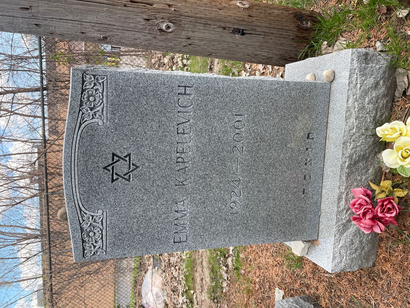 Emma Kapelevich's grave. Photo 1