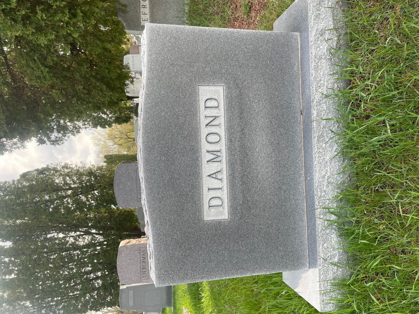 Esther W. Diamond's grave. Photo 1