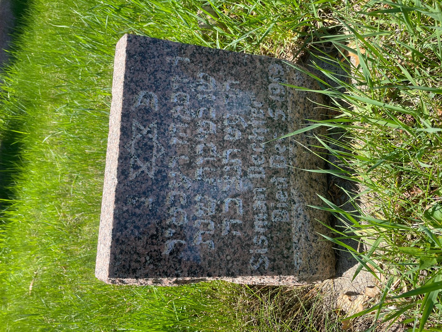 Sisman Dechter's grave. Photo 1