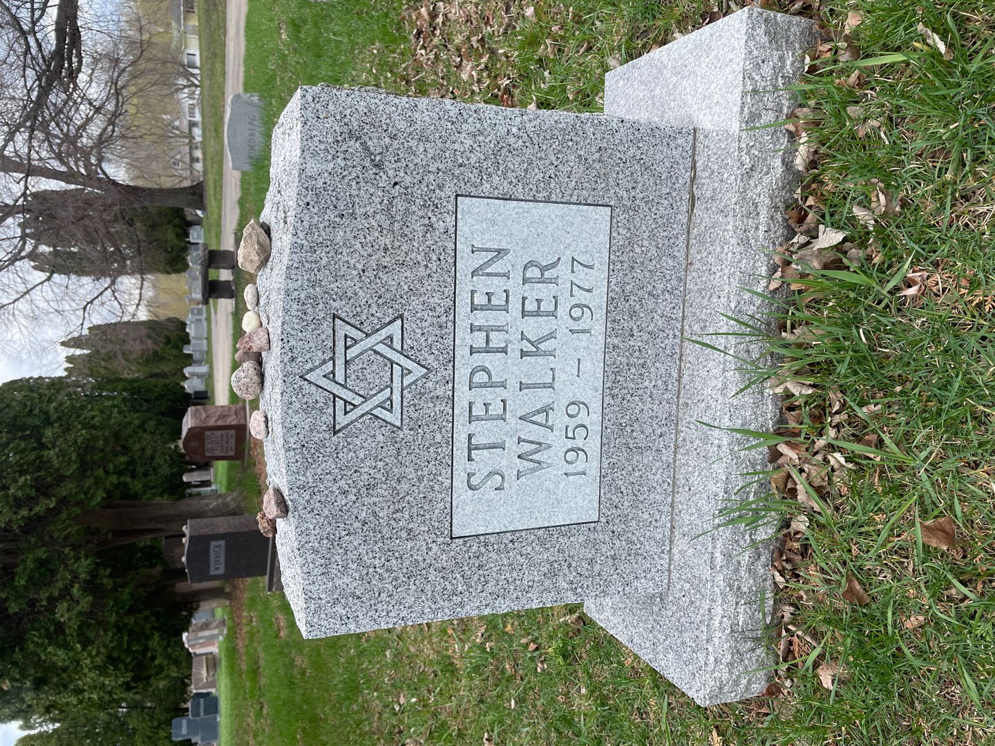 Stephen Walker's grave. Photo 1